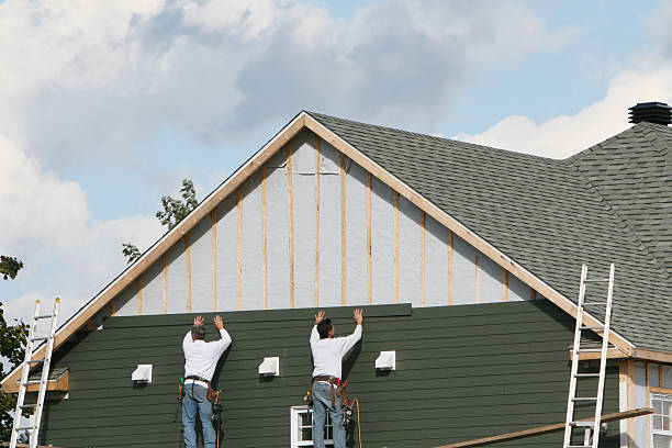 Professional Siding technician working in Buckingham, PA